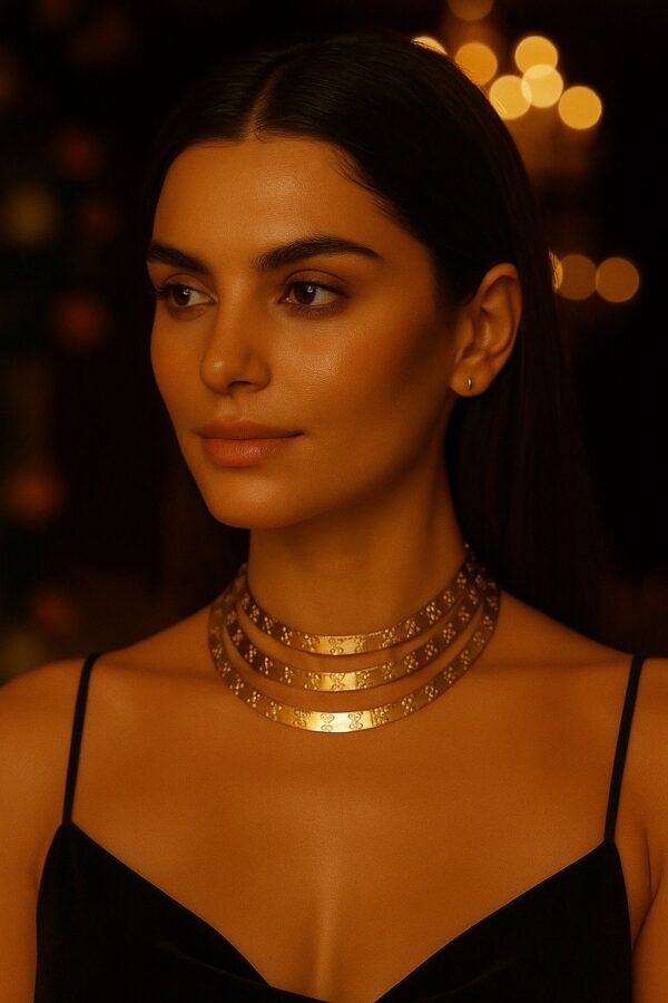 Regal Etch Triple Layer Choker - Image 3