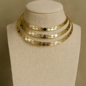 Regal Etch Triple Layer Choker