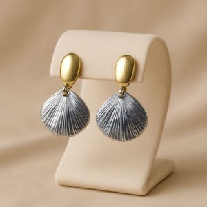 Oceana Dual-Tone Shell Earrings